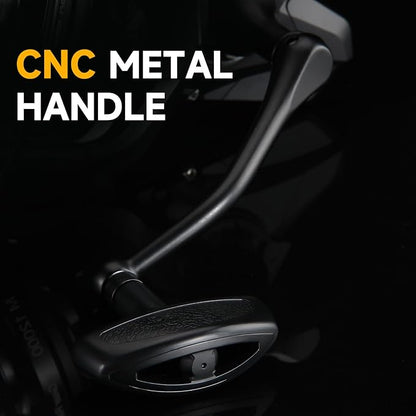 HAUT TON Spinning Reel 8000/9000/10000/12000/14000,6+1BB Metal Surf Fishing Reels,4.8:1 Gear Ratio 55lbs Drag Heavy Long Casting Inshore Saltwater Monster Fish