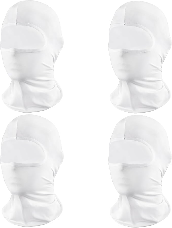 Pukavt 2 Pack 3 Hole Winter Knitted Mask, Full Face Cover Ski Mask Warm Balaclava for Skiing, Motorcycle, Snowboard