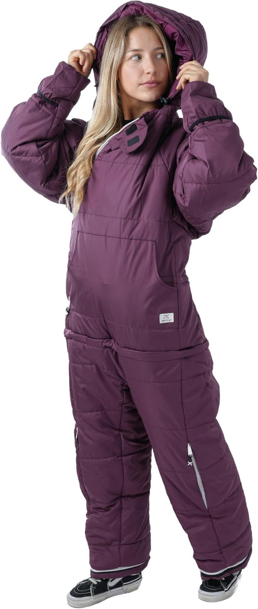 Selk'bag SWYTCH Original Wearable Sleeping Bag & Jacket | Convertible 2-in-1 Design, Water-Resistant, Eco-Friendly for Camping, Hiking, Travel, Skiing and Casual Use