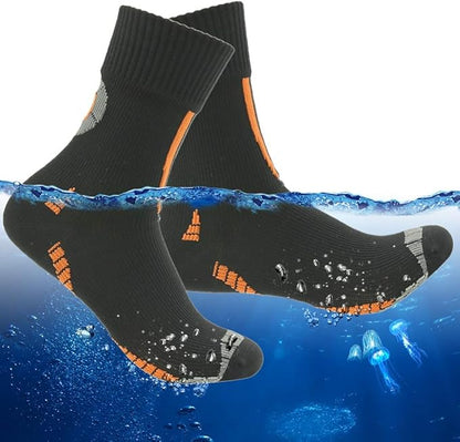 RANDY SUN Waterproof Socks, Unisex Hiking Wading Trail Running Kayaking Crew Socks