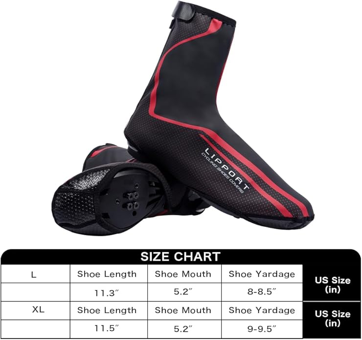 Cycling Shoe Covers Winter Warm Road MTB Bicycle Booties Windproof Bike Overshoes Thermal Shoes Cover for Men Women
