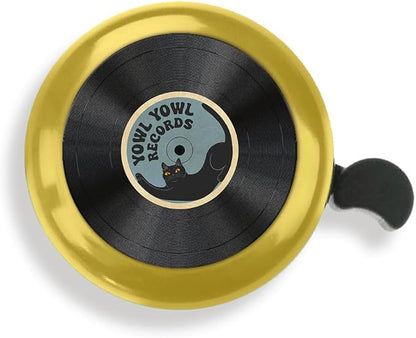 WIRESTER Gold Aluminum Round Bike Bell, Classic Ring Bicycle Bell, Bike Accessories Bell Ring for Adults Kids Girls Boys