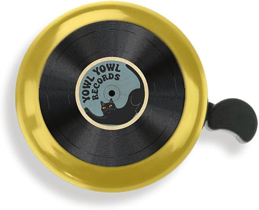 WIRESTER Gold Aluminum Round Bike Bell, Classic Ring Bicycle Bell, Bike Accessories Bell Ring for Adults Kids Girls Boys