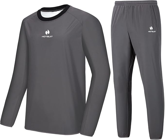 HOTSUIT Sauna Suit Men Anti Rip Sweat Suits Gym Boxing Workout Jackets