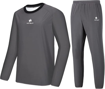 HOTSUIT Sauna Suit Men Anti Rip Sweat Suits Gym Boxing Workout Jackets