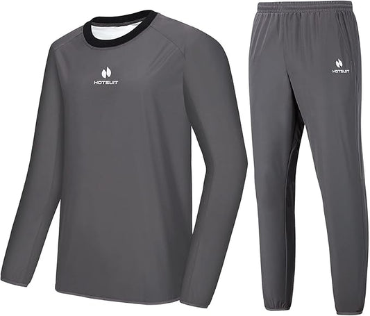 HOTSUIT Sauna Suit Men Anti Rip Sweat Suits Gym Boxing Workout Jackets