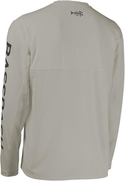 BASSDASH Fishing T Shirts for Men UV Sun Protection UPF 50+ Long Sleeve Tee T-Shirt