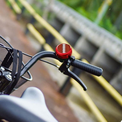 WIRESTER Cute Aluminum Round Bike Bell, Classic Ring Bicycle Bell, Bike Accessories Bell Ring for Adults Kids Girls Boys (Black, Red, Blue, Purple)