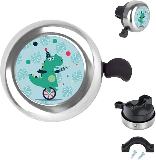 MZELQ Bicycle Bell Cute Clear Sound Adjustable Size Aluminum Bike Accessories Bell Ring for Girls Women Kids Adults