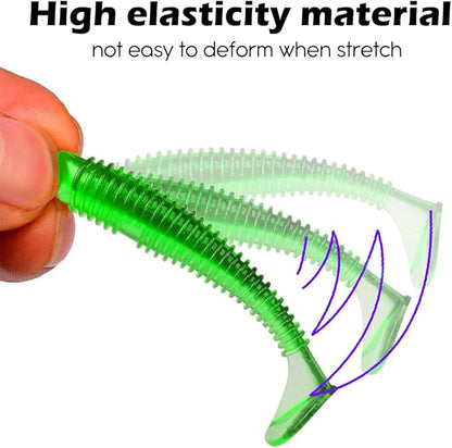 Paddle Tail Swimbaits Lures, 40 Pcs 2.36 Inch Soft Plastic Fishing Lures and 10 Pcs Fishhooks with Box, Bass Fishing Lure Swim Baits with 4 Color, for Trout, Crappie, Bass, Freshwater, Saltwater