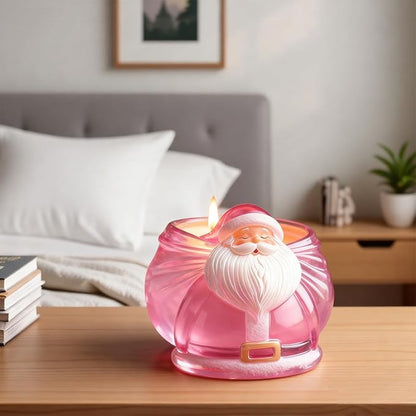 Christmas Santa Claus Silicone Molds - Reusable Epoxy Resin Molds for DIY Casting with Resin, Plaster, Concrete, Ideal for Making Small Item Storage, Candle Containers & Home Decor Crafts Molds