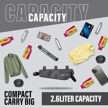 Bike Venture Frame Bag Triangle Bag (Gray)