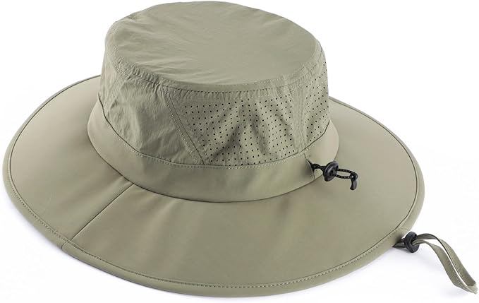 Home Prefer UPF 50+ Sun Hats for Men Women Foldable Wide Brim Fishing Hat Quick Dry Summer Outdoor Garden Safari Bucket Hat