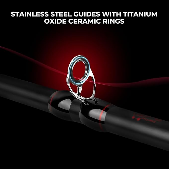 KastKing Royale Legend II Twin Tip Fishing Rod and Reel Combos, Spinning & Casting Combo, IM6 Graphite 2Pc Blanks, Extra Backup Tip Section, Stainless-Steel Guides, KastFlex Technology, EVA Handles