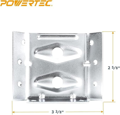POWERTEC 80025 12 Inch Precision Marking T Rule, Stainless Steel Woodworking T Square Ruler for Marking, Measuring, Scribing Tool