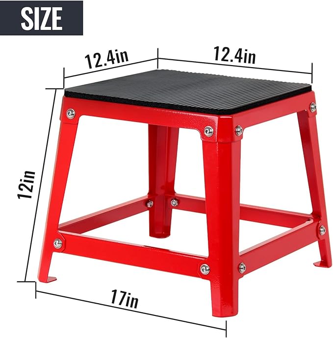 Plyometric Platform Box, Plyometric Box Jump Set For Home Gym Training, Conditioning, Strength Training