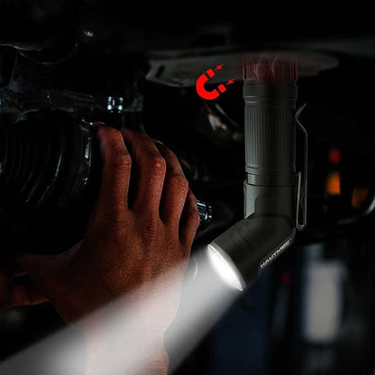 HAUTMEC Rechargeable LED Flashlights 500 High Lumens Super Bright Magnetic Flashlight Waterproof Mini Flashlight 3 Modes Handheld Small Flashlights Powerful for Camping, Outdoor, Hiking(4 Pack)