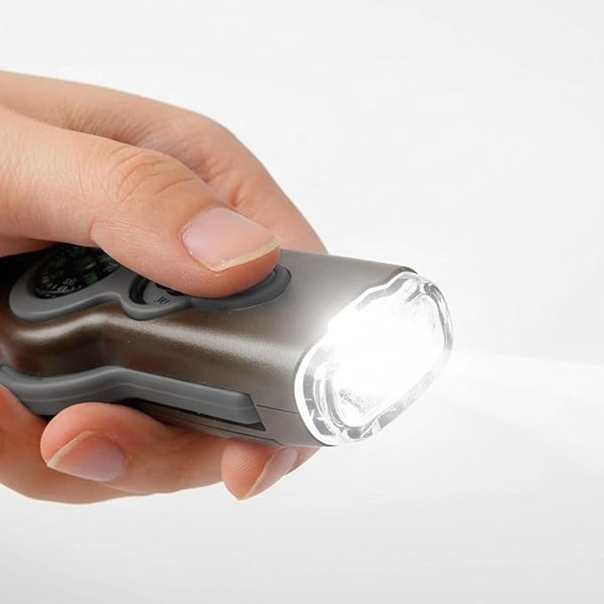 Emergency Survival Function Whistle, Outdoor Multifunctional Tool Safety Whistle with Lanyard, Ideal for Kayaking, Boating, Hiking, Camping, Climbing, Hunting, Fishing, Rescue Signaling