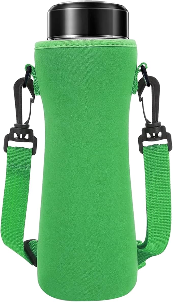Neoprene Glass Water Bottle Sleeves - Water Bottle Holder Bag | Portable Neoprene Insulated Cooler, Insulated Holder, Carrier Pouch for Outdoor