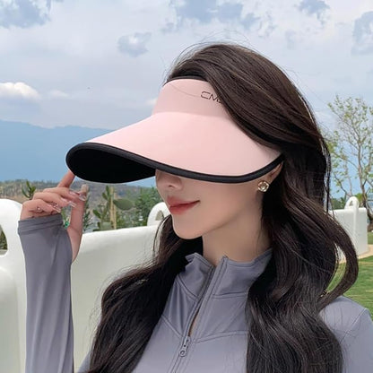 Sun Hats for Women Wide Brim UPF 50+ UV Protection Summer Beach Cap Adjustable Packable Sport Visors Tennis Golf