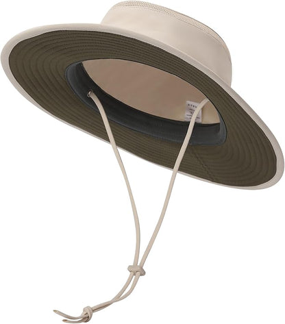 Cimarron Wide Brim Safari Sun Hat for Women & Men – UPF 50+ Outdoor Fishing Hat | Hiking, Running Travel Sun Protection Hat