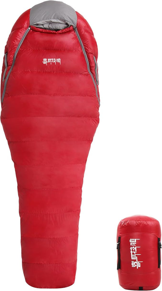 Himalaya 0 Degree Sleeping Bag for Adult Ultralight Down, -20°F-40°F, Cold Weather, Autumn & Winter, Hiking Backpacking Sleeping Bags