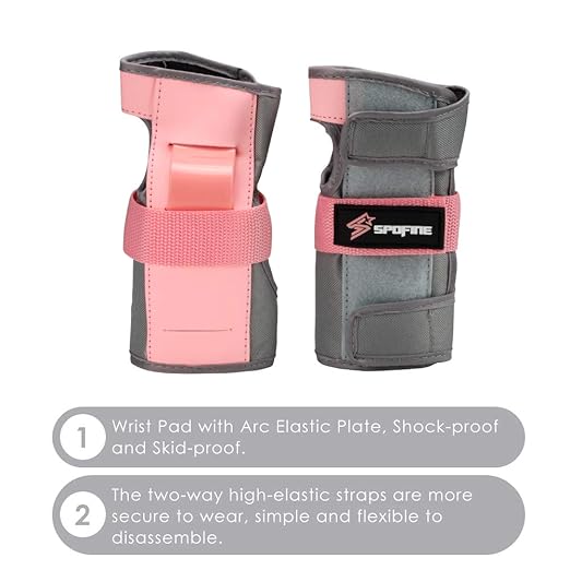 Kids Bike Helmet, Toddler Helmet for Youth Adult, Knee Pad Elbow Pad Wrist Guard Protective Gear Set for Skateboard, Bike, Skating, Cycling