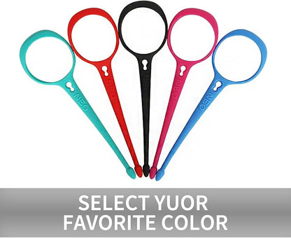 Neo Magnetic Silicone Ring Strap for Water Bottle - Water Tumbler Strap Versatile Sports Bottle Ring - Water Bottle Carrier Strap for Gym, Backpack, Belt, Hiking, Outdoors & More (Teal)