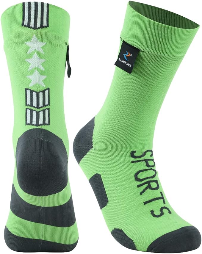 RANDY SUN Waterproof Breathable Socks, [SGS Certified] Unisex Novelty Skiing Trekking Hiking Wading Trail Socks