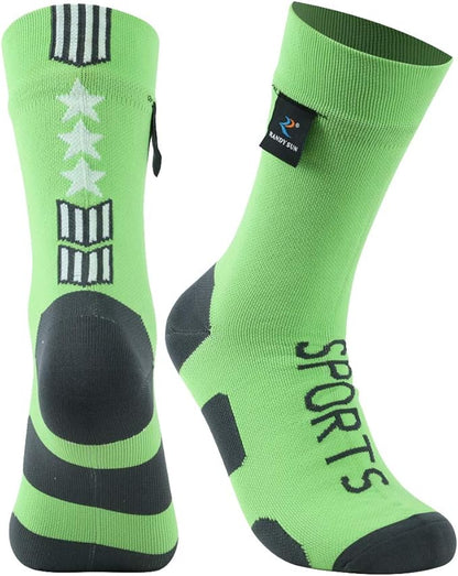 RANDY SUN Waterproof Breathable Socks, [SGS Certified] Unisex Novelty Skiing Trekking Hiking Wading Trail Socks