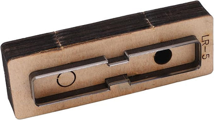 Hyuduo LR5 Leather Cutting Die Set for DIY Handmade Leather Craft - Professional Alloy Steel Stamping Punching Tool with Included Dies