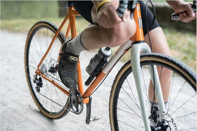 SILCA Tattico Mini Bike Pump – Frame Mount Bicycle Pump with Expandable Hose and Lever Lock – Lightweight and Mountable to Gravel, Mountain, and Road Bicycles – Up to 100 PSI