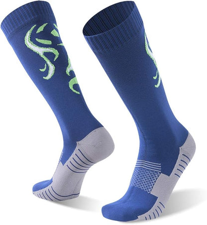 RANDY SUN Waterproof Skiing Socks, [SGS Certified] Unisex Knee High Breathable Hiking Trekking Sock 1 Pair