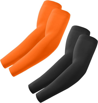 Arm Sleeves, Cooling UV Sun Protection Sports Compression for Men/Women