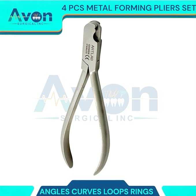 Metal Forming Kit of 4 Pliers | Wire Bending, for Forming Loops, Curves, Rings, Angles, and More. Hobby Wires, Jewelry Wire Bending Tools | Made of German Stainless Steel