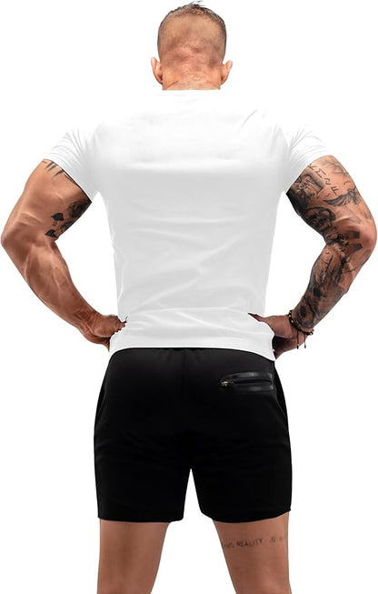 FUXERT Sauna Shirt for Men Sweat Sauna Suit for Gym Exercise Compression Shirt Workout Shapewear