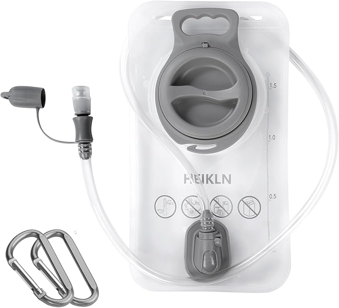 Hydration Bladder 1.5L-2L-3L,Leak Proof Water Reservoir, BPA Free Military Water Storage Bladder Bag Hydration Pack Replacement Easy Clean for Bicycling Hiking Camping Hunting Running