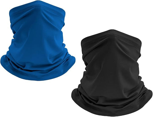 Pukavt 2 Pack 3 Hole Winter Knitted Mask, Full Face Cover Ski Mask Warm Balaclava for Skiing, Motorcycle, Snowboard