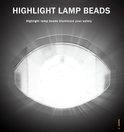 Bike Light, High Lumens Super Bright Bicycle Light, 5+3 Modes USB Rechargeable Bike Headlight & Tail Light Set, Waterproof Safety Bike Front & Rear Light for Road, Mountain, Night Riding