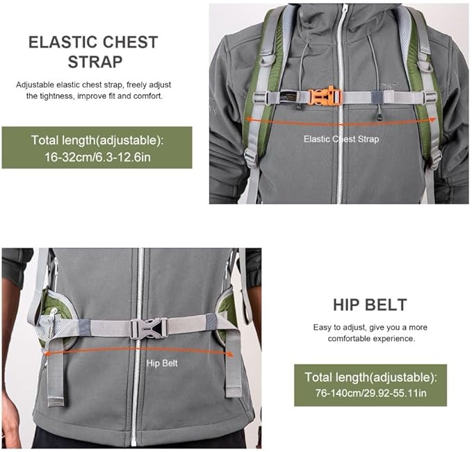 MOUNTAINTOP 25L/40L Hiking Backpack,Lightweight Travel Backpack for Men Women Outdoor Backpacking, Camping