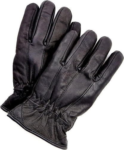 Riparo Winter Gloves for Men, Leather Winter Gloves for Cold Weather, Snow Gloves for Motorcycle Driving Hiking Outdoor