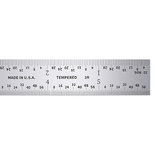 PEC Tools Flexible 6" Steel Ruler(5 Pack), 1/50" Thick X 1/2" Wide, Machinist Metal Ruler Scale with Markings 1/10", 1/50", 1/32", 1/64", Tempered Steel, Made in USA
