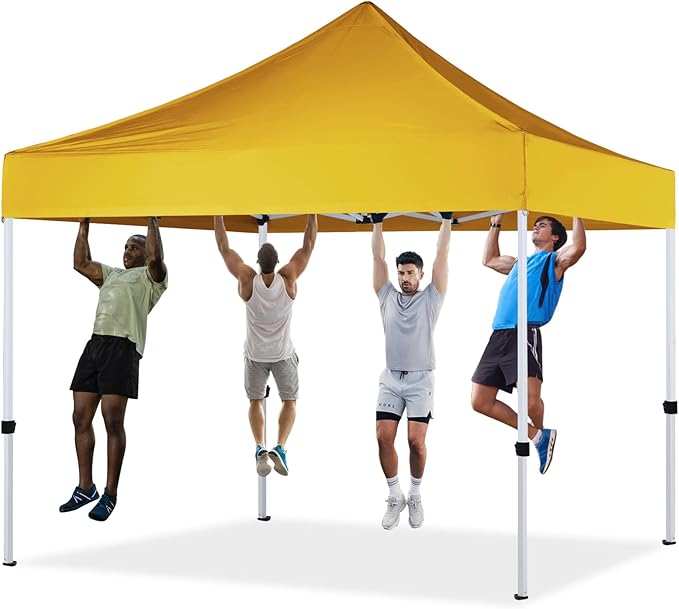 10x10 Pop Up Canopy Tent Commercial Series,Gold