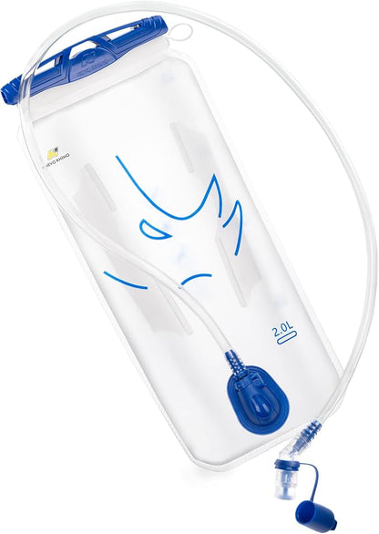 Water Bladder 1.5L-2 Liter, BPA -Free Hydration Bladder for Hiking Backpack, Leak - Proof Water Reservoir Storage Bag for Hiking, Running, Camping & Outdoor Adventures