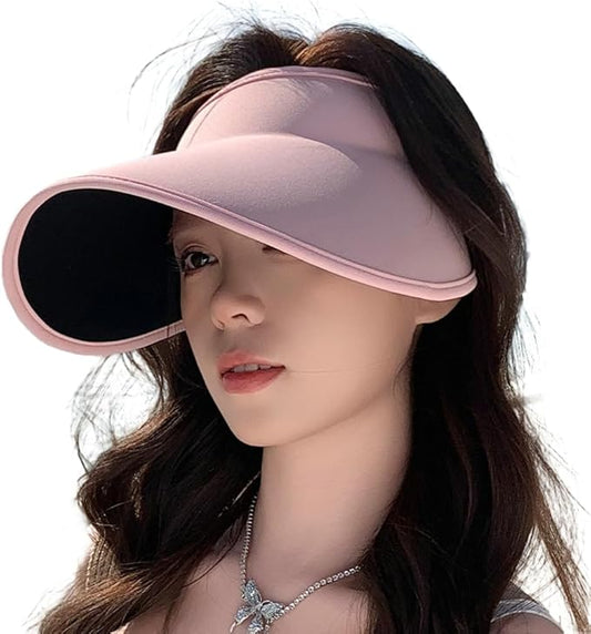 Sun Hats for Women Wide Brim UPF 50+ UV Protection Summer Beach Cap Adjustable Packable Sport Visors Tennis Golf