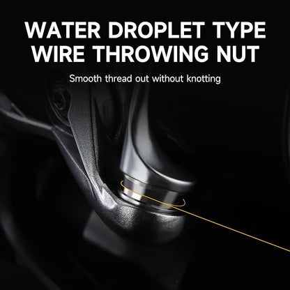 HAUT TON Spinning Reel 8000/9000/10000/12000/14000,6+1BB Metal Surf Fishing Reels,4.8:1 Gear Ratio 55lbs Drag Heavy Long Casting Inshore Saltwater Monster Fish