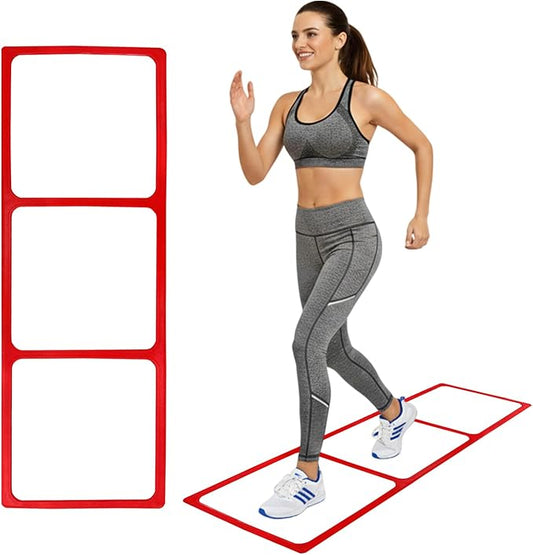 One-Piece Silicone Agile Ladder 1 PC Suitable for Sports & Fitness Step Training Soccer Footwork Practice Street Dance Step Training Auxiliary Kit for Various Indoor and Outdoor Floor Areas