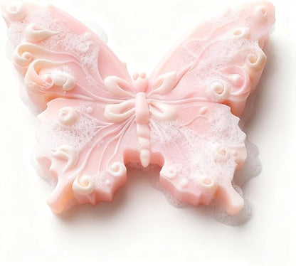 Silicone Molds for Candle Making, Rose Bear and Butterfly Designs, DIY Crafts and Baking, 3 Styles (Butterfly)