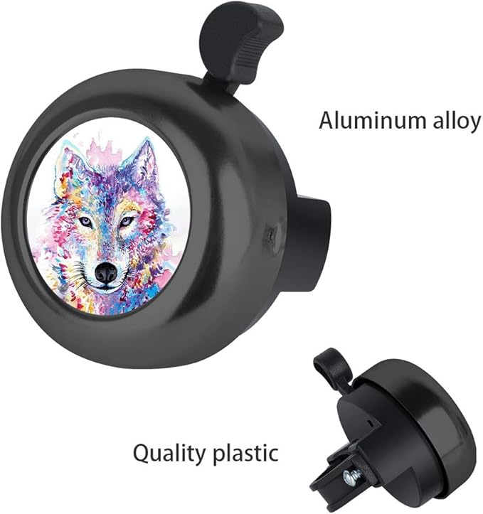 MZELQ Bicycle Bell Cute Clear Sound Adjustable Size Aluminum Bike Accessories Bell Ring for Girls Women Kids Adults