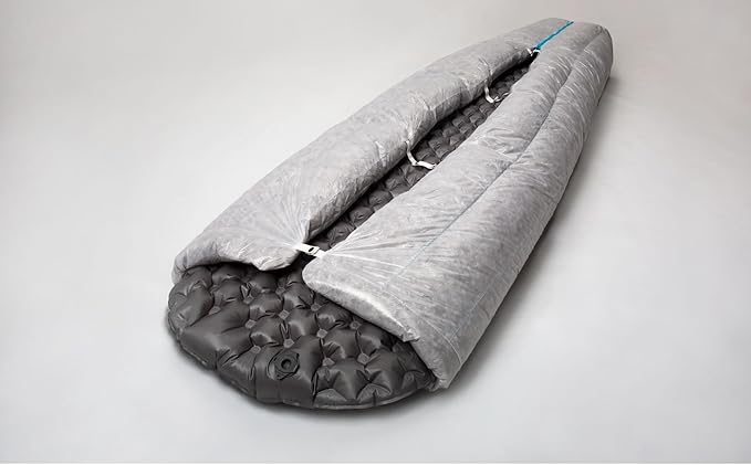 Tiny PRO Series 10D Lightweight 800FP Wearable Down Sleeping Bag Quilt for Backpacking Camping Adult Outdoor Travel Sleeping Bag